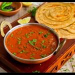 2 Mini Lacha Paratha With Dal Makhni + Salad