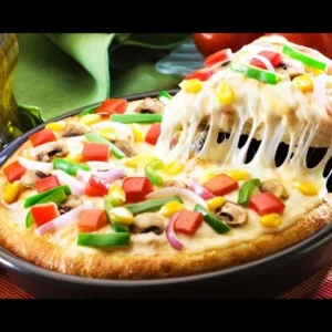 Onion Capsicum Cheese Pizza
